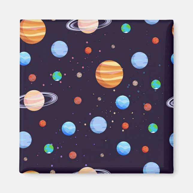 Space pattern magnet (Front)