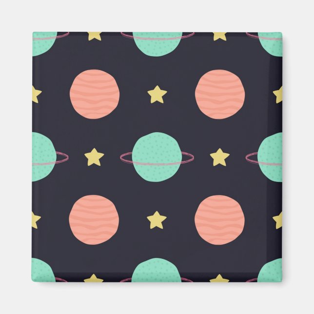 Space pattern magnet (Front)