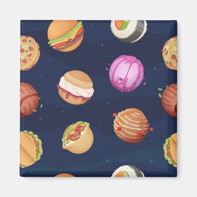 Space pattern magnet (Front)