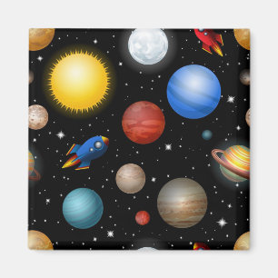 Space pattern magnet