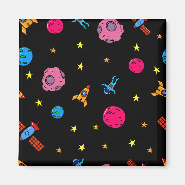 Space pattern magnet (Front)