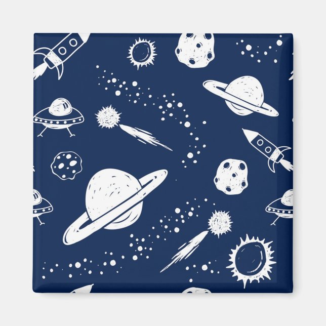 Space pattern magnet (Front)