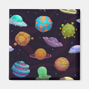 Space pattern magnet