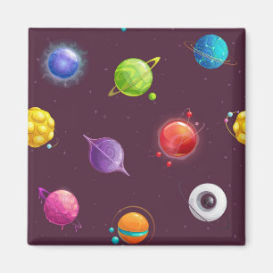 Space pattern magnet