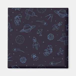 Space pattern magnet