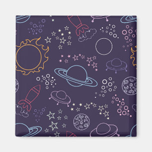 Space pattern magnet