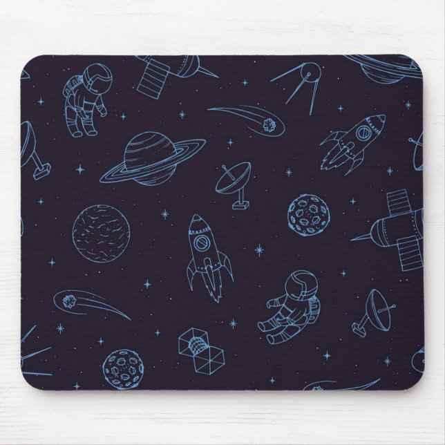 Space pattern mouse mat (Front)