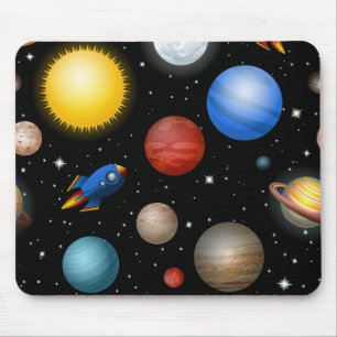 Space pattern mouse mat