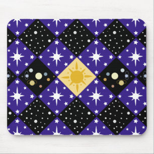 Space Pattern Mouse Mat
