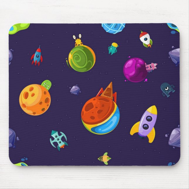 Space pattern mouse mat (Front)