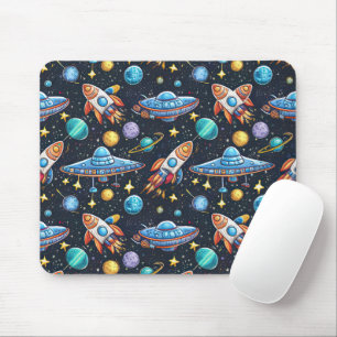 Space Pattern Mouse Mat