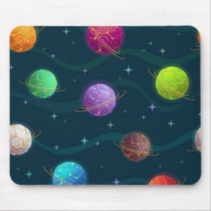 Space pattern mouse mat