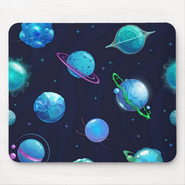 Space pattern mouse mat (Front)