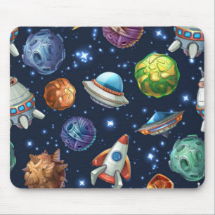 Space pattern mouse mat