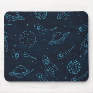Space pattern mouse mat