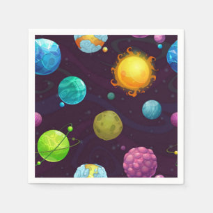 Space pattern napkin