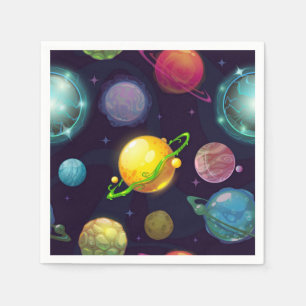 Space pattern napkin