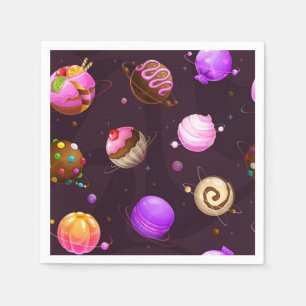 Space pattern napkin