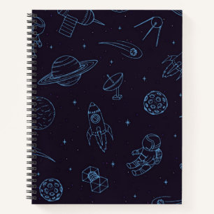 Space pattern notebook