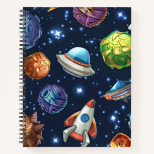 Space pattern notebook