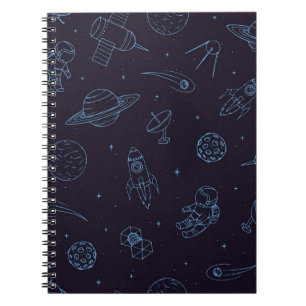 Space pattern notebook