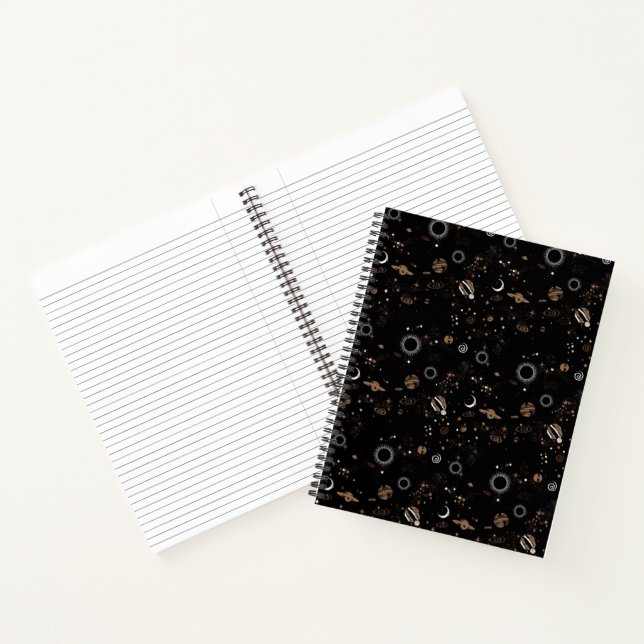 Space Pattern  Notebook (Inside)