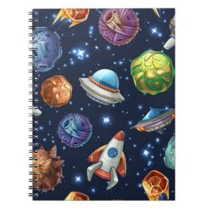 Space pattern notebook
