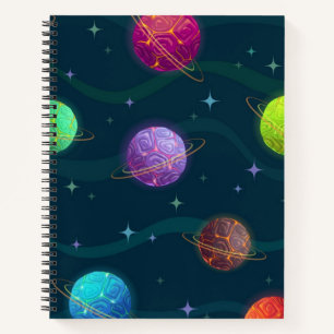 Space pattern notebook