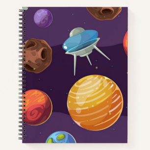 Space pattern notebook