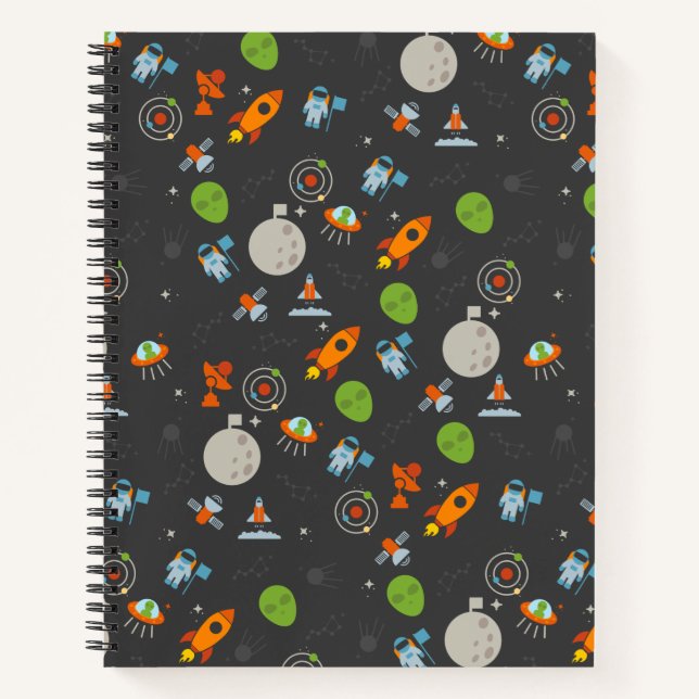 Space Pattern Notebook (Front)