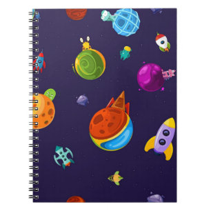 Space pattern notebook