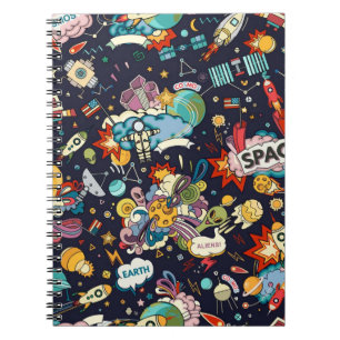 Space pattern notebook