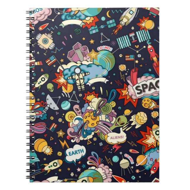 Space pattern notebook (Front)