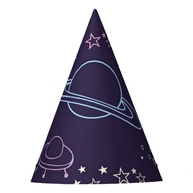 Space pattern party hat (Front)