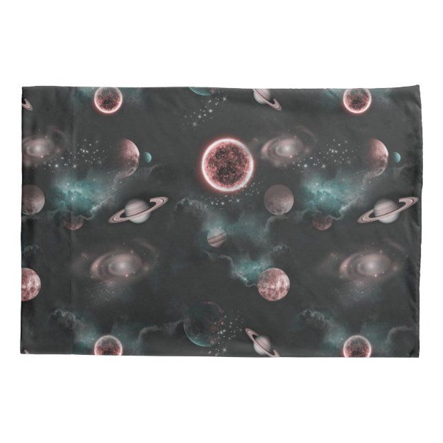 Space Pattern  Pillowcase (Back)
