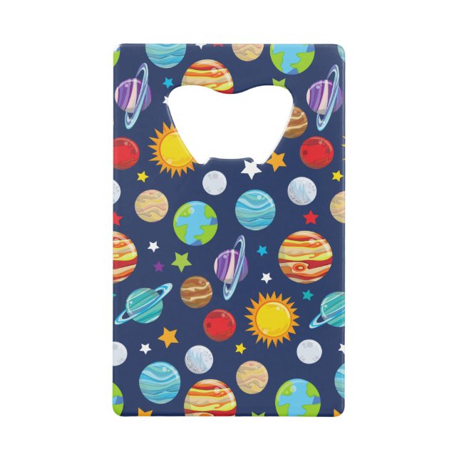 Space Pattern, Planets, Stars, Cosmos, Galaxy (Front)