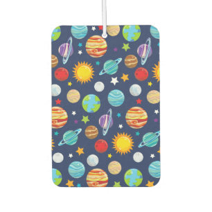 Space Pattern, Planets, Stars, Cosmos, Galaxy Car Air Freshener