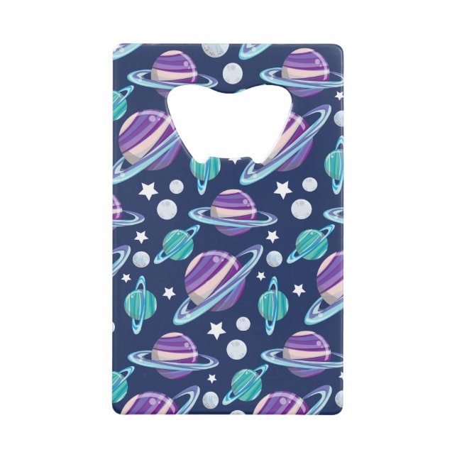 Space Pattern, Planets, Stars, Galaxy, Cosmos (Front)