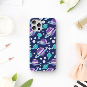 Space Pattern, Planets, Stars, Galaxy, Cosmos iPhone 11 Case
