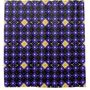 Space Pattern Shower Curtain