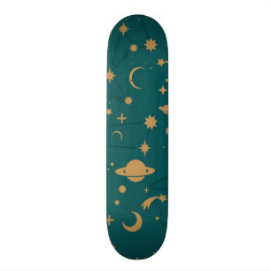 Space pattern skateboard