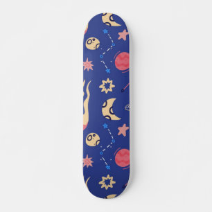 Space pattern skateboard