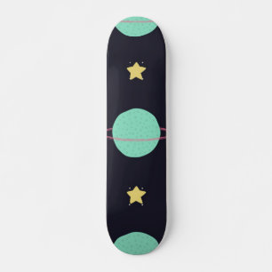 Space pattern skateboard