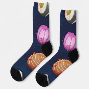 Space pattern socks