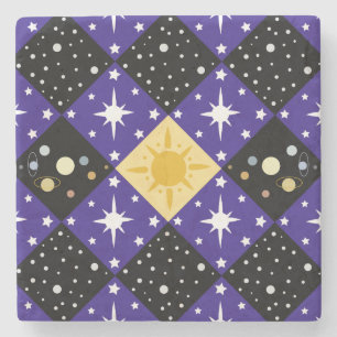 Space Pattern Stone Coaster