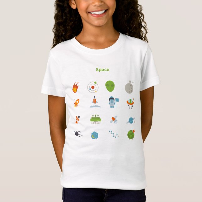 Space Pattern T-Shirt (Front)