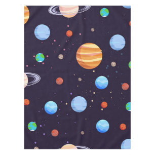 Space pattern tablecloth