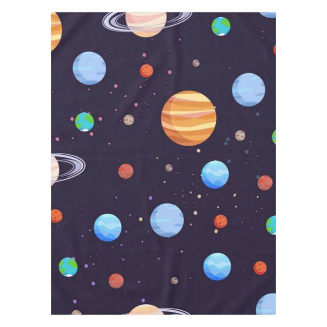 Space pattern tablecloth (Front)