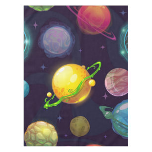 Space pattern tablecloth