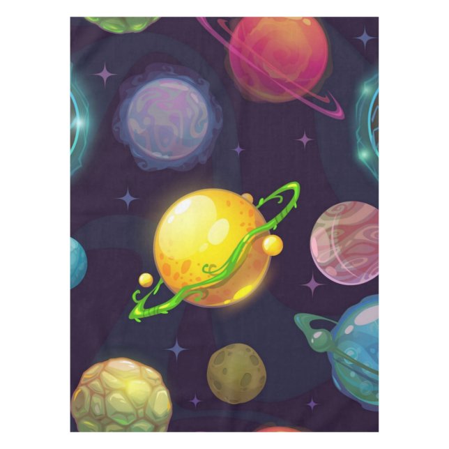 Space pattern tablecloth (Front)